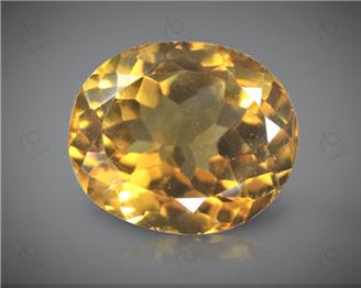 Yellow Citrine Natural Certified  7.4CTS-8545